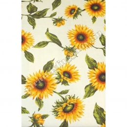  Sunflower ekrü alapon Ágytakaró, falvédő, ágysál méretre